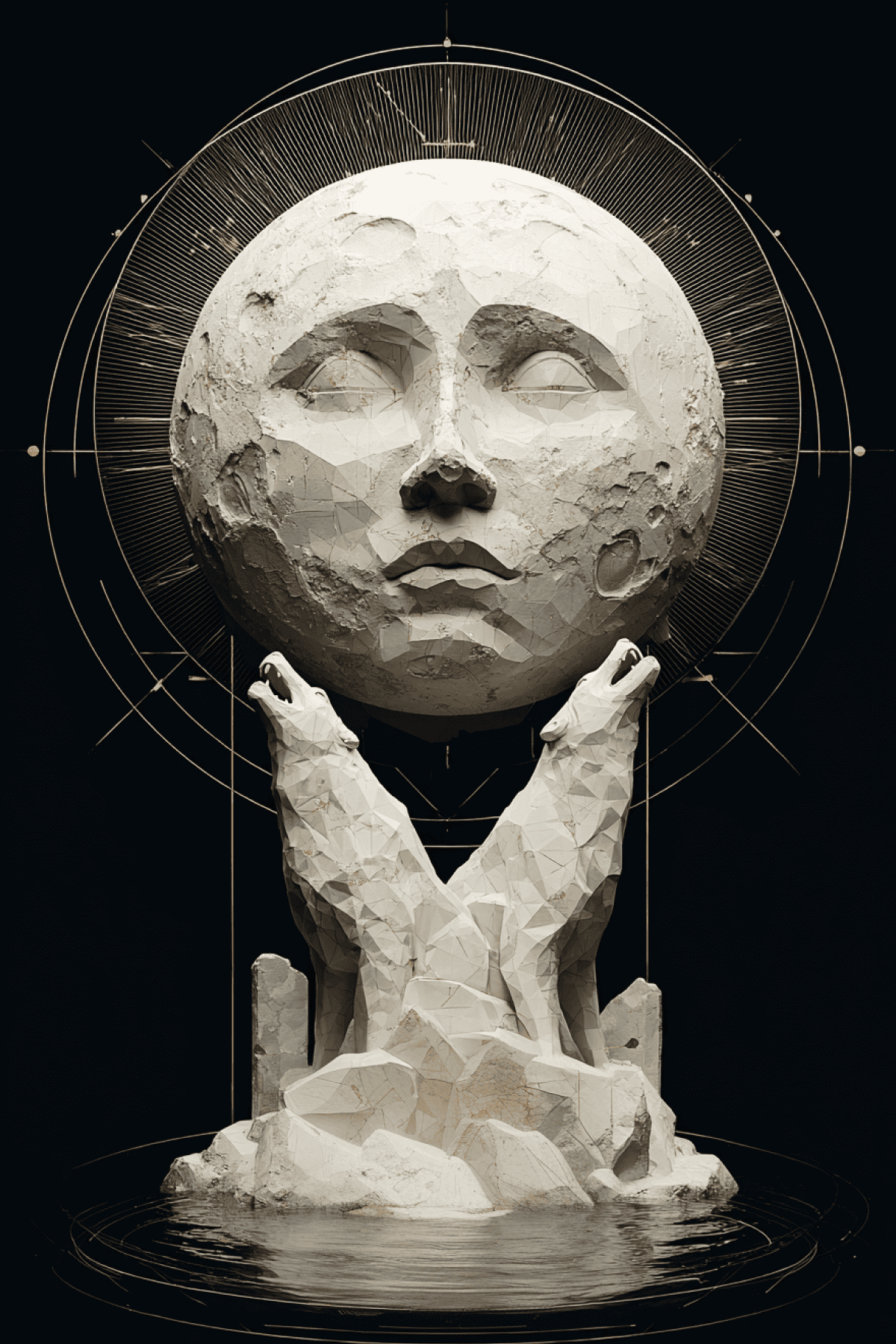 The Moon tarot card used in Starot readings