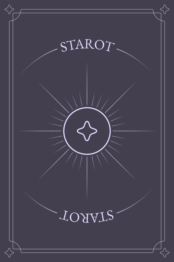 Starot tarot card back